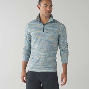 Lululemon Surge Warm 1/2 Zip Shirt Pullover - Space Dye Camo - SZ Small